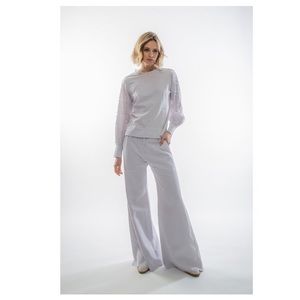 Garbe Luxe Ibiza Flare Pant in Charcoal